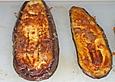 Gerollte Aubergine