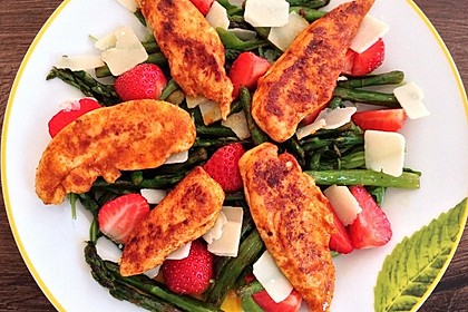 Spargelsalat mit Rucola 3
