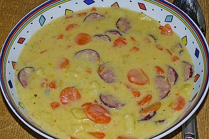 Cabanossi - K&auml;se - Suppe 1
