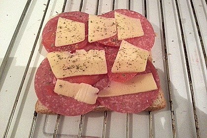 Toastbrot - Pizza 1