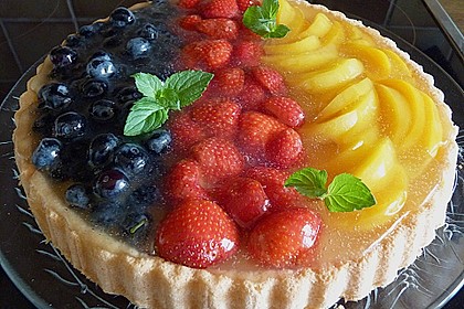 Deutschlandkuchen auf Biskuitboden 1
