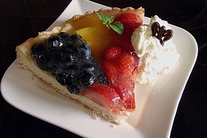 Deutschlandkuchen auf Biskuitboden 3