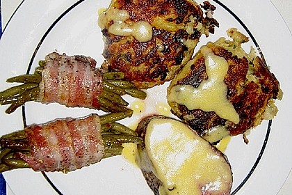 Chateaubriand mit Speckbohnen, Macaire - Kartoffeln und Sauce Béarnaise 22