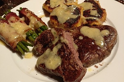 Chateaubriand mit Speckbohnen, Macaire - Kartoffeln und Sauce Béarnaise 7