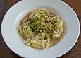 Tagliatelle mit R&auml;ucherlachs und getrockneten Tomaten