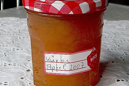 Apfel - K&uuml;rbis - Marmelade asiatisch