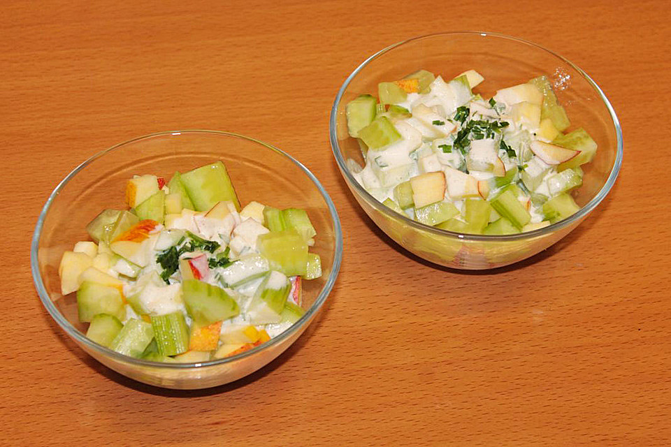 Gurken - Apfel - Salat (Rezept mit Bild) von mickyjenny | Chefkoch.de