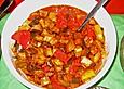 Auberginen - Paprika - Salat