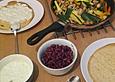 Wrap mit vegetarischer F&uuml;llung