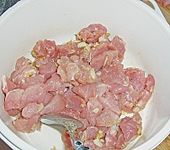 Curry mit mariniertem Schweinefleisch und Spinat (Bild)
