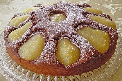Birnen - Schokolade - Kuchen 1