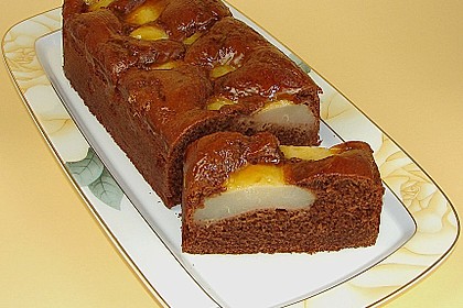 Birnen - Schokolade - Kuchen 2