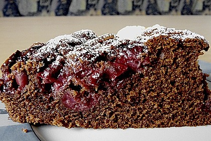 Birnen - Schokolade - Kuchen 3