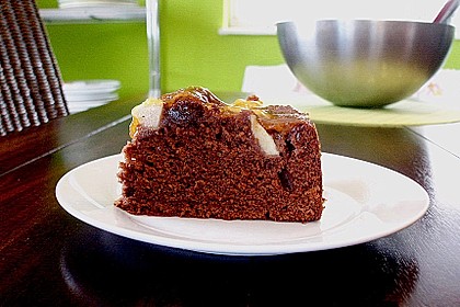 Birnen - Schokolade - Kuchen 6