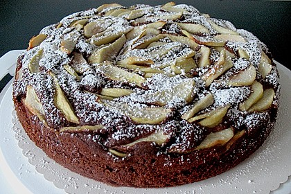 Birnen - Schokolade - Kuchen 9