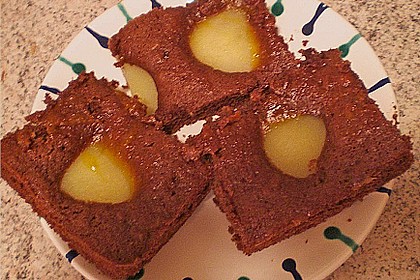 Birnen - Schokolade - Kuchen 11