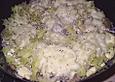 Fusilli - Auflauf mit Champignons, Feta und Hack