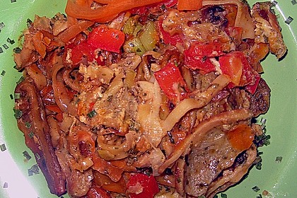 Schneller  Maultaschen - Gem&uuml;seauflauf