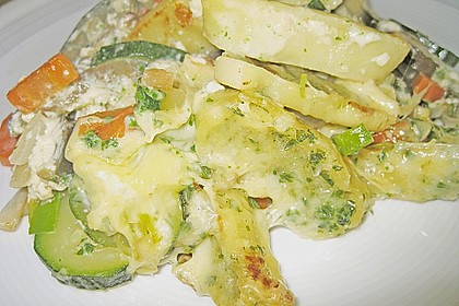Schneller  Maultaschen - Gem&uuml;seauflauf 15