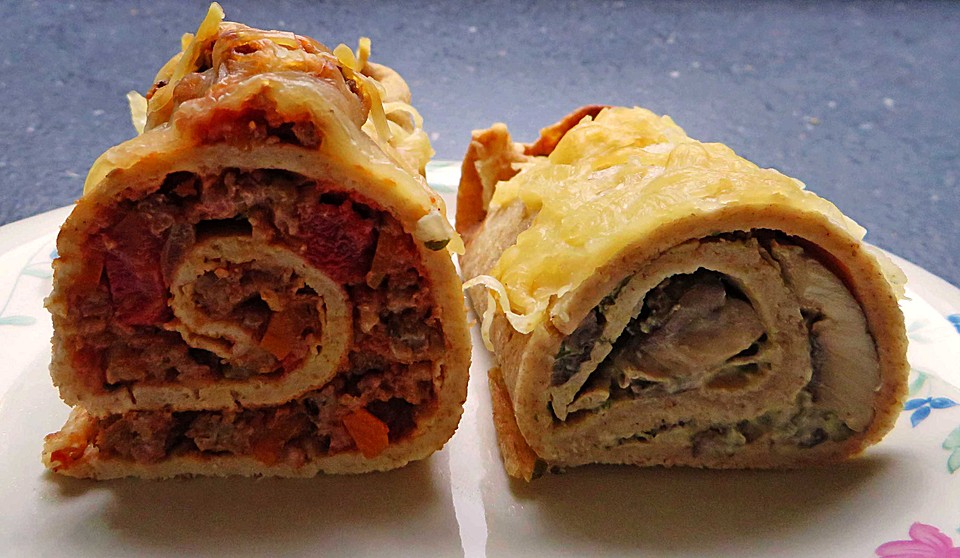 Deftig gefüllte Pfannkuchen - in 3 Variationen (Rezept mit Bild ...