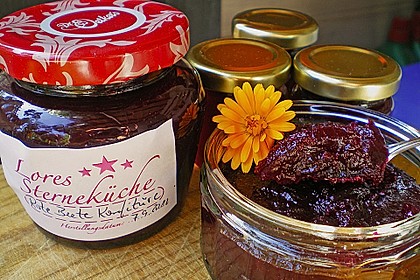 Rote Bete Konfit&uuml;re 1
