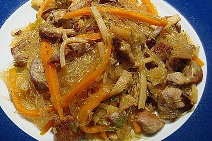 Bami Goreng mit Glasnudeln 3