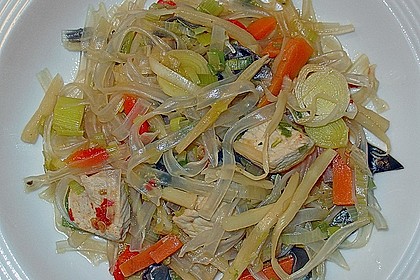 Bami Goreng mit Glasnudeln 1
