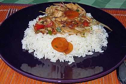 Huhn und Gemüse aus dem Wok 6