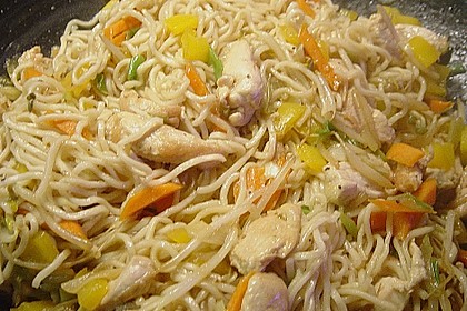 Huhn und Gemüse aus dem Wok 5