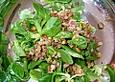 Feldsalat mit Speck und N&uuml;ssen