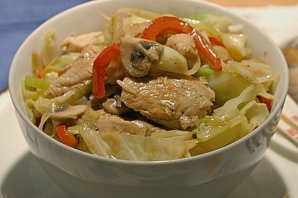 H&uuml;hnerfleisch chinesische Art