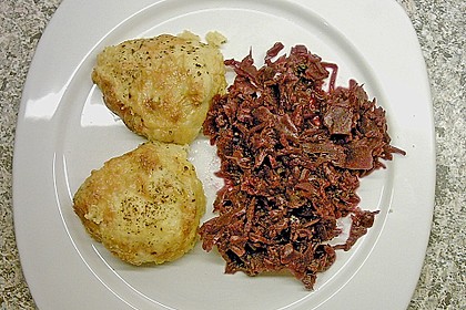 Kartoffel - K&auml;se - K&uuml;chlein vom Backblech