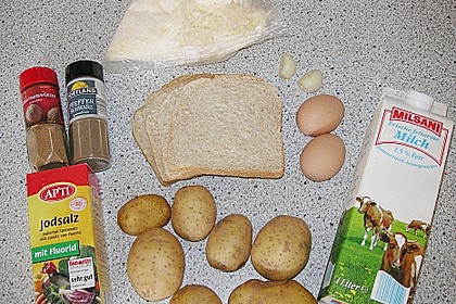 Kartoffel - K&auml;se - K&uuml;chlein vom Backblech 2