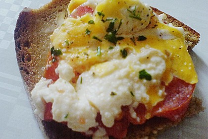 Schafsk&auml;se mit Tomate &uuml;berbacken 1