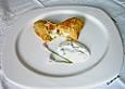 Gef&uuml;llte Haferflockenbratlinge mit Knoblauchsauce