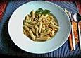 K&uuml;rbis - Penne - Auflauf