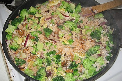 Fried Rice mit Pilzen