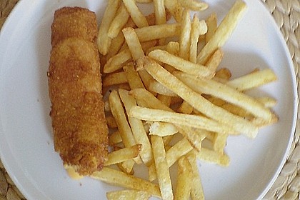 Schinkenr&ouml;llchen mit K&auml;se -  paniert 1
