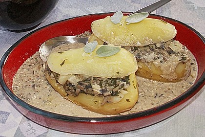 Gef&uuml;llte Kartoffeln