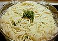 Spaghetti mit Knoblauch - Sahne - Sauce