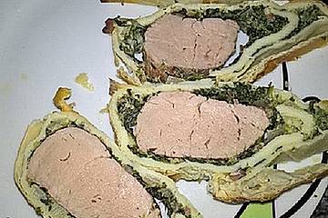 Schweinefilet im Blätterteig
