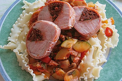 Gefüllte Schweinefilets mit Parmaschinken 3