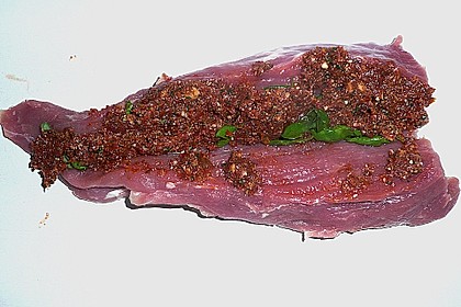 Gefüllte Schweinefilets mit Parmaschinken 74