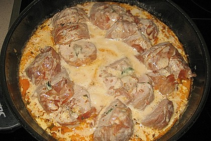 Gefüllte Schweinefilets mit Parmaschinken 13