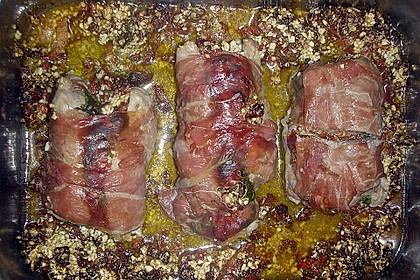 Gefüllte Schweinefilets mit Parmaschinken 73