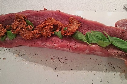 Gefüllte Schweinefilets mit Parmaschinken 69
