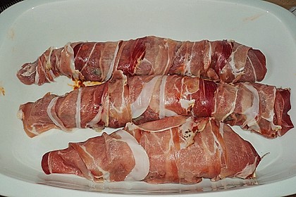 Gefüllte Schweinefilets mit Parmaschinken 62