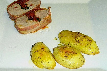 Gefüllte Schweinefilets mit Parmaschinken 61