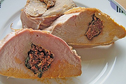 Gefüllte Schweinefilets mit Parmaschinken 64
