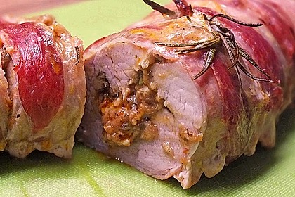 Gefüllte Schweinefilets mit Parmaschinken 2